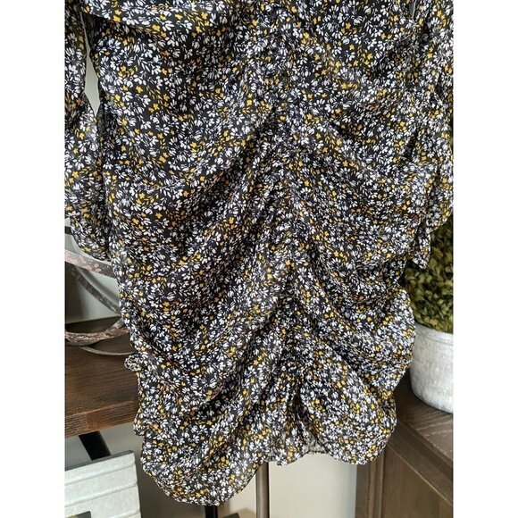 ASTR The Label Ruched Long Sleeve Minidress Black Women's Size XS - Picture 9 of 12